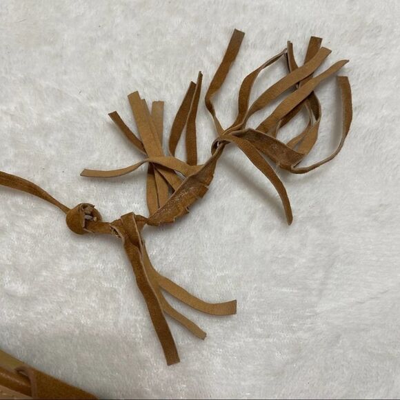 Sam Edelman Brown Wrap Me Heels Sandals Tassels Jenna - Picture 11 of 11